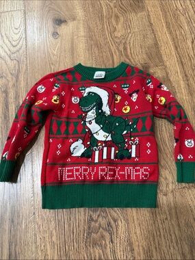 Disney Toy Story Merry Rex Mas Ugly Sweater Christmas Size 18m